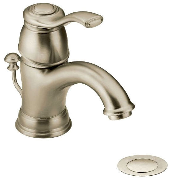 Moen 6102BN Lavatory Faucet 1-Handle Brushed Nickel