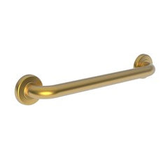 Newport Brass 990-3916/24S Grab Bar East Linear 16 Inch 2 Post Round Plate Satin Gold PVD