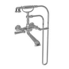 Newport Brass 2400-4283/26 Aylesbury Three Handle Wall Mount Filler in Polished Chrome