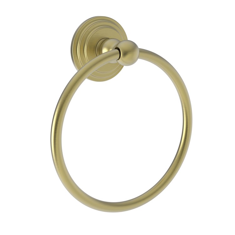 Newport Brass 890-1410/04 Towel Ring Alveston 6 Inch Closed Satin Brass PVD