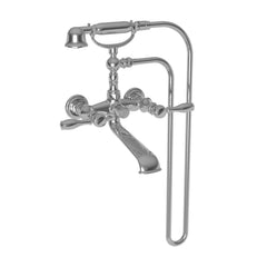 Newport Brass 1770-4283/26 Victoria Three Handle Wall Mount Filler in Polished Chrome