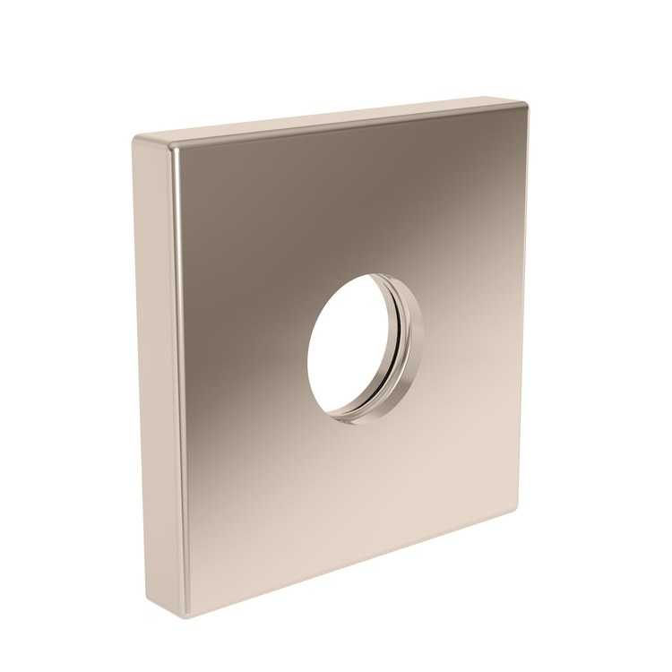 Newport Brass 2-640/15S Shower Arm Flange Square Satin Nickel PVD 2-1/2 Inch Brass with O-Ring Retainer