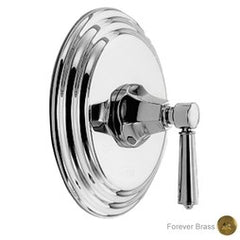 Newport Brass 4-1204BP/01 Pressure Balance Valve Trim Metropole Round 1 Lever Forever Brass PVD ADA Depth 3-3/7 Inch