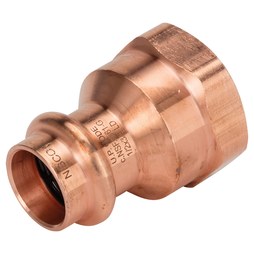 Nibco PC603-112X114 Adapter 1-1/2 x 1-1/4 Inch Wrot Copper Press x Female