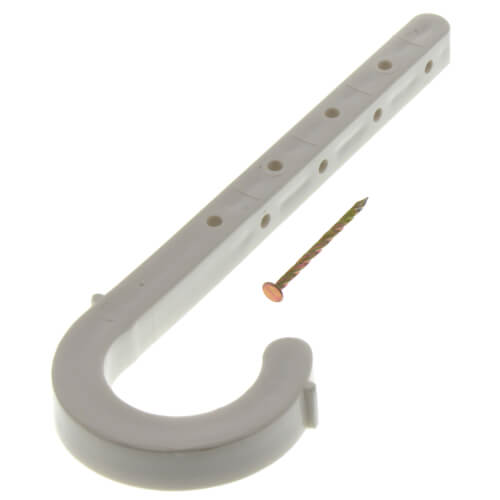 Oatey 33747 J Hook 553-4W 1 x 4 Inch Plastic