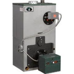 Peerless ECT-03SPT Steam Boiler Packaged 3 Section 83% 142K BTU Oil Beckett with Tankless Natural Draft