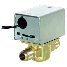 Honeywell Home V4043A1002/U Zone Valve 2-Way Straight Through 1/2 Inch Brass Flare 3.5 Cv 125 Pounds per Square Inch