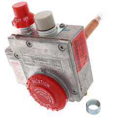 Robertshaw 110-262 Gas Valve Right Hand 1/2 Inch Pipe x Flare 160 Degrees Fahrenheit