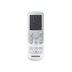 Samsung AR-EH04U Controller Remote Wireless 5-3/8L x 1-13/16W x 13/16H Inch Wall Mount Multi Channel Wireless Wide Display Auto/Cool/Dry 56-86 Degrees Fahrenheit and Heat 47-86 Degrees Fahrenheit Can Control 4 Units