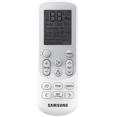 Samsung AR-EH04U Controller Remote Wireless 5-3/8L x 1-13/16W x 13/16H Inch Wall Mount Multi Channel Wireless Wide Display Auto/Cool/Dry 56-86 Degrees Fahrenheit and Heat 47-86 Degrees Fahrenheit Can Control 4 Units