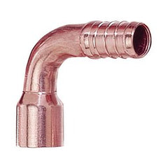 Sioux Chief 632X235 Elbow 90DEG Adapter Short Radius 1/2x3/4 Copper PEXxFemale Sweat