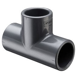 Spears 401-010G Tee 1 Gray PVC Molded 40 Socket