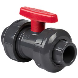 Spears 2339-012 Ball Valve True Union 1-1/4 PVC Socket/Threaded Viton 235 PSI