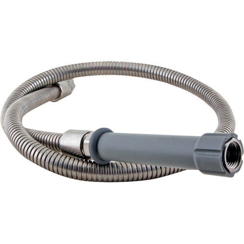 T&S Brass B-0048-H Hose Flexible 48 Inch Stainless Steel Replacement MPN