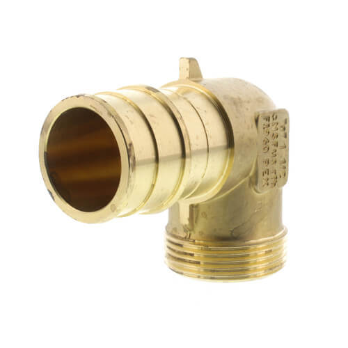 Uponor Q4153215 R32 x 1-1/2 in. PEX Expansion x MPT Brass Adapter Elbow