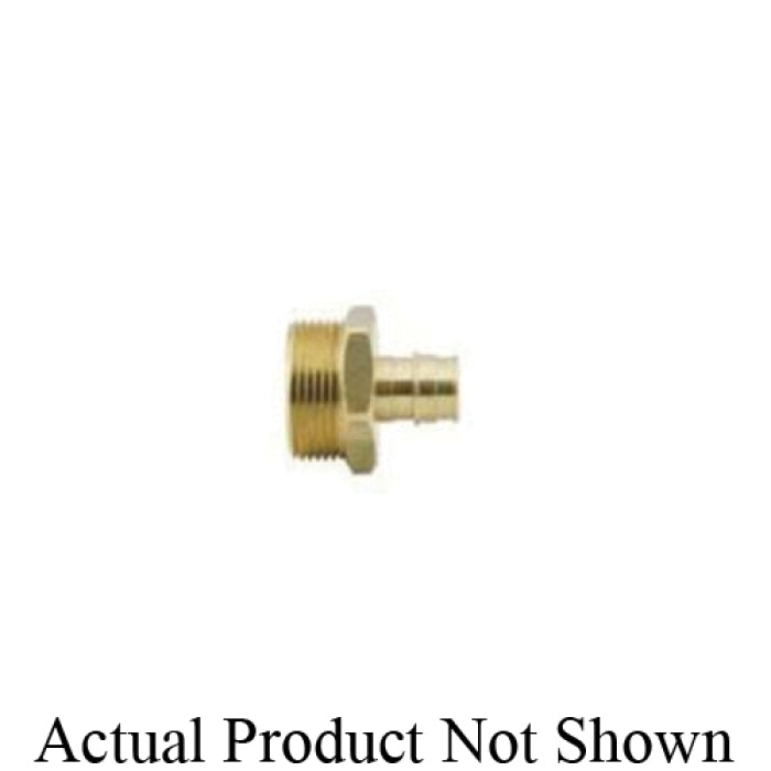 Uponor Q4143215 Straight Adapter 1-1/2 Inch Brass R32 x ProPEX