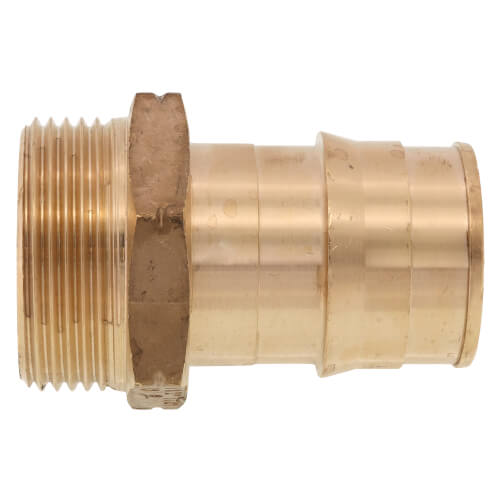 Uponor Q4143215 Straight Adapter 1-1/2 Inch Brass R32 x ProPEX