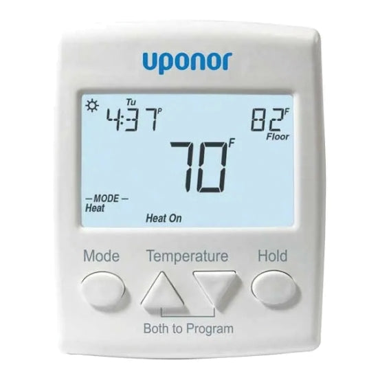 Uponor A3040521 Programmable Thermostat SetPoint 521 with Floor Sensor 30 Volt 3 Modes 2 Amps