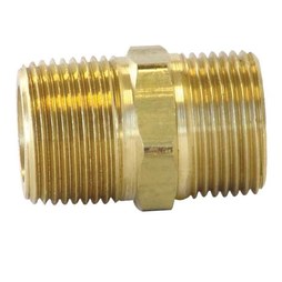 Uponor A4322075 Nipple QS-Style Conversion R20 x 3/4 inch Brass Male NPT x Male NPT