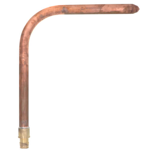 Uponor LF2891010 ProPEX 1 in. Brass PEX Expansion x Copper Stub Out Elbow (13 x 16)