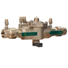 Watts Regulator 2-LF009M2-QT Backflow Preventer LF009 Reduced Pressure Zone Assembly 2 Inch Lead Free Bronze Quarter Turn FNPT 0391007