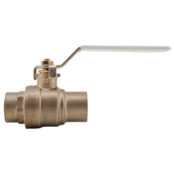 Watts Regulator LFFBVS-421/2 Ball Valve Lead Free Brass 2-1/2 Inch Solder 2 Piece Lever PTFE 0555134