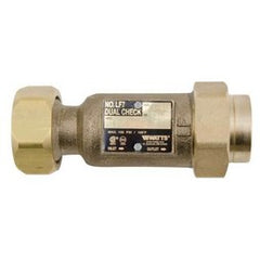 Watts Regulator LF7-38 Check Valve LF7 3/8 Inch Lead Free Brass NPT Buna-N 150 Pounds per Square Inch