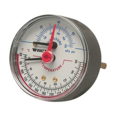 Watts Regulator LFDPTG3-3-0-2001/2 Combination Gauge 1/2 Inch NPT Center Back 3 Inch 0121662