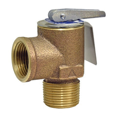 Watts Regulator M335M2-34 Relief Valve Pressure 3/4 Inch Male NPT x Female NPT Bronze for Residential Boilers