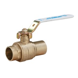 Watts Regulator LFIS63013/4 Ball Valve LFIS6301 Lead Free Copper 3/4 Inch Solder 2 Piece with Waste Valve Lever PTFE 0123629