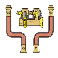 Webstone H-4CC4-NBHK Installation Kit IPS for Lochinvar Noble Boiler