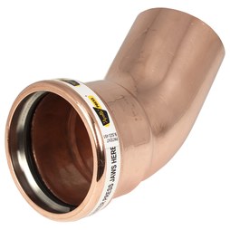 Apollo 10062037 Elbow 806-2 45 Degree Street Large Diameter 2-1/2 Inch Copper Fitting x Press