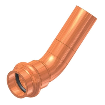 Apollo 10062037 Elbow 806-2 45 Degree Street Large Diameter 2-1/2 Inch Copper Fitting x Press