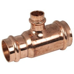 Apollo 10077792 Reducing Tee Small Diameter 1-1/4 x 3/4 x 3/4 Inch Copper Press