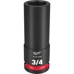 Milwaukee Tool 49-66-6226 SHOCKWAVE Impact Duty 1/2 Drive 3/4 Deep 6 Point Socket