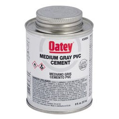 Oatey 30884 8 oz. Plastic Grey Pipe Cement