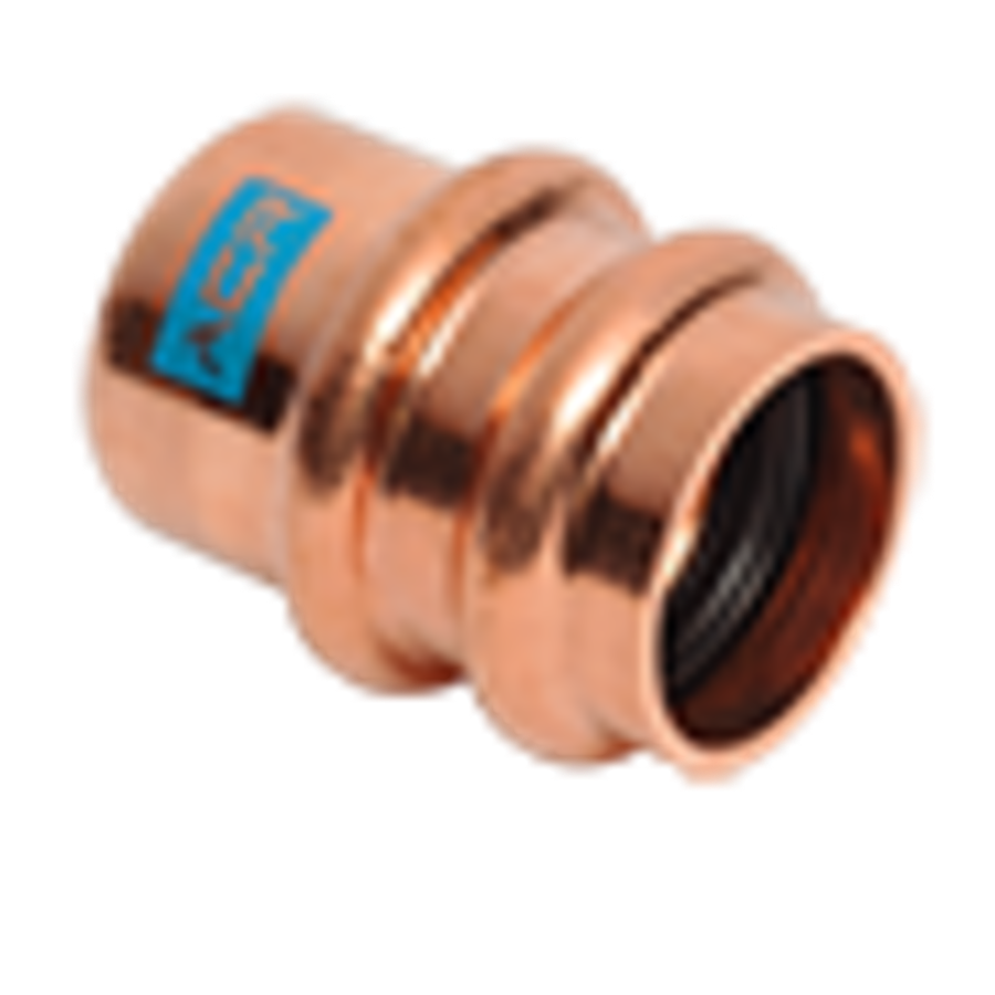 Mueller RP07006 ACR Press Cap, 1/2 OD (P) Copper