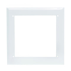 Oatey 38686 Faceplate Plain 6-3/4 x 6-3/4 Inch Metal White for Ice Maker Outlet Box