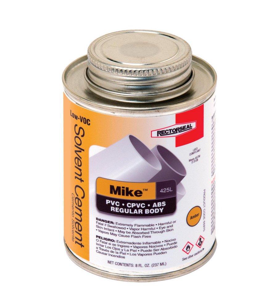 Rectorseal 55970 Mike 425L 8 oz. Low Volatile Organic Compound Multi-Purpose Solvent Cement