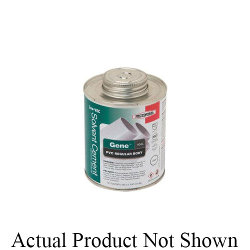 Rectorseal 55901 Gene 404L 4 oz. Regular Set PVC Clear Pipe Cement