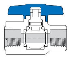 Spears 2622-015 Utility Ball Valve PVC 1-1/2 Inch Socket Ends