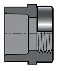 Spears 835-007SR P8034AFSR 3/4 PVC80 Female Adapter Stainless Steel Reinforced