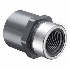 Spears 835-131SR Adapter Reducing Stainless Steel Collar 1 x 3/4 Inch PVC Socket x SR FIPT Schedule 80 835-131SR