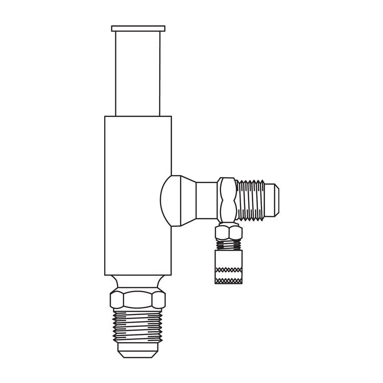 Sporlan 900570 Pressure Regulating Valve CROT-6 Direct Acting 7/8 Inch ODF 0-60 Pounds per Square Inch