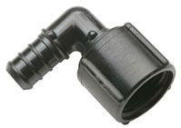 Zurn QQPE33BSX Polymer Elbow (Swivel) - 1/2 Barb x 1/2 FPT