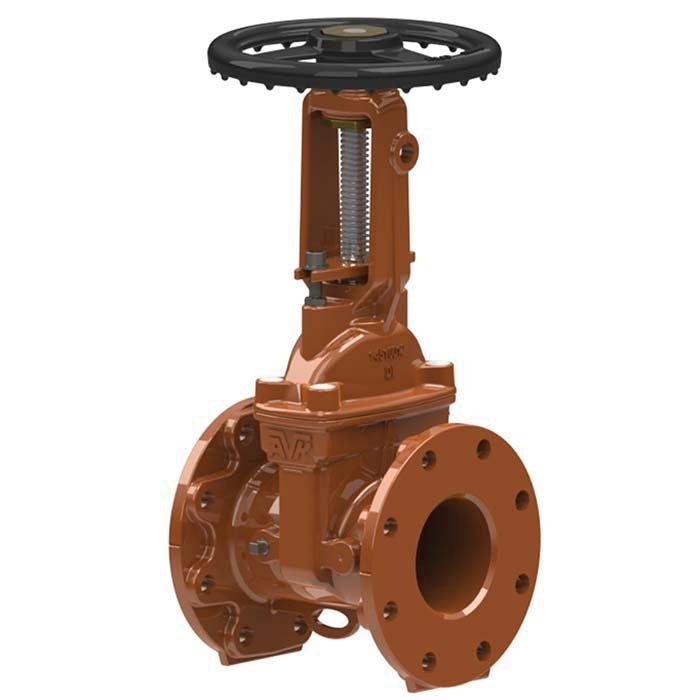 AVK 145-080-FFO Gate Valve Class 150 Fusion Bonded Epoxy Coated 3 in Flanged