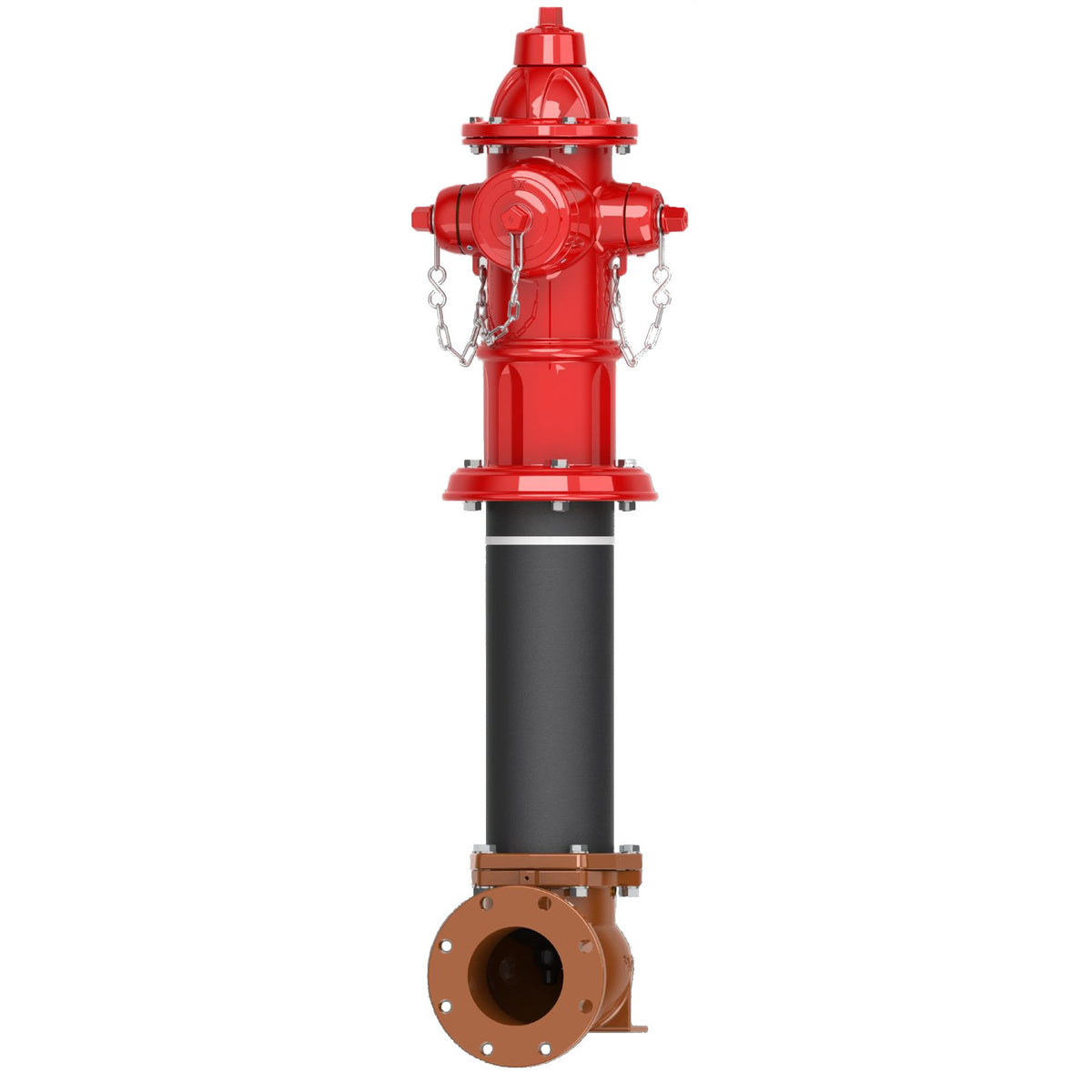 AVK 27N/PHH-06 Nostalgic 3-Way Dry Barrel Hydrant 4 ft