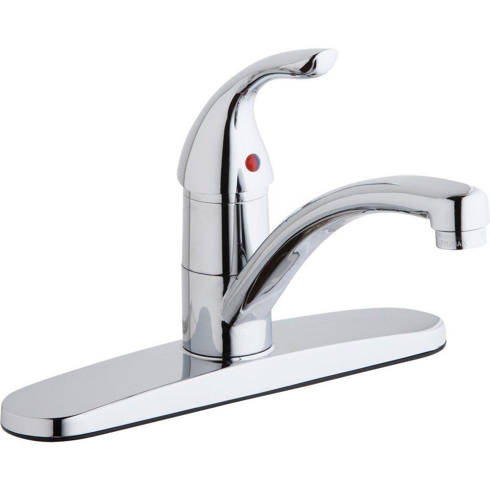 Elkay LK1000CR Everyday Single Handle Kitchen Faucet in Polished Chrome