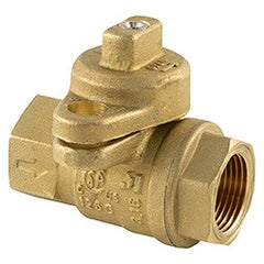 Jomar 240-004B Ball Valve 175-LWN Brass 3/4 Inch NPT Lockwing Full Port 175PSI