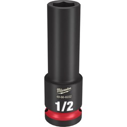 Milwaukee Tool 49-66-6222 SHOCKWAVE Impact Duty 1/2 Drive 1/2 Deep 6 Point Socket